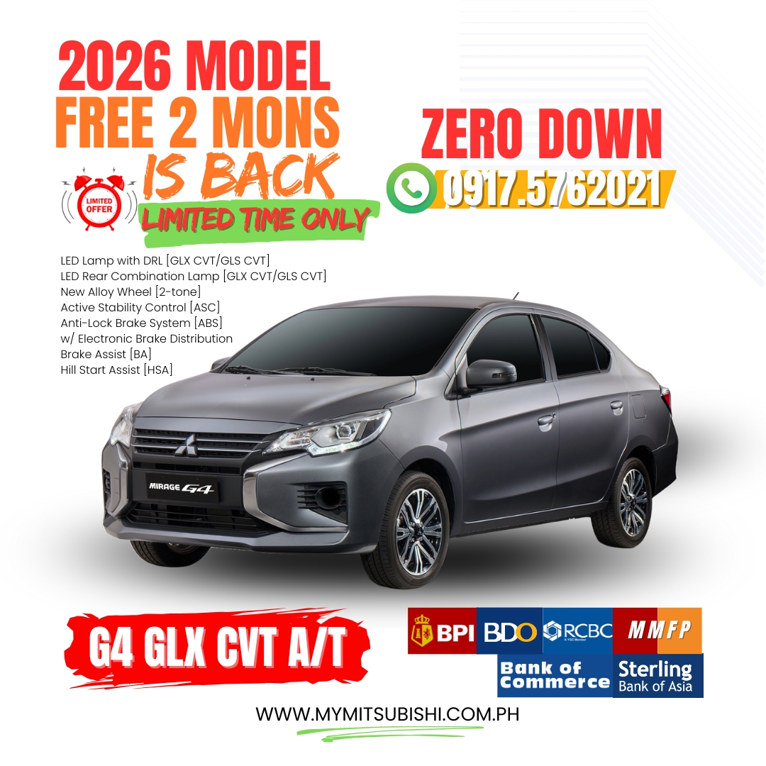 2026 MIRAGE G4 GLX AT