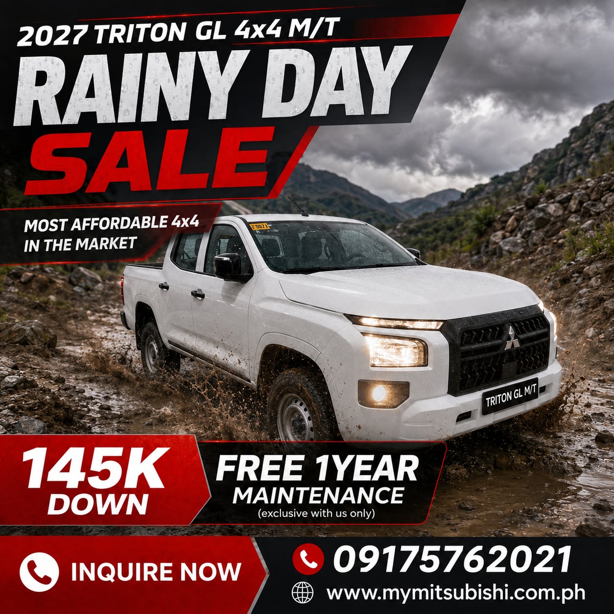 TRITON GL 4X4 M/T 2027